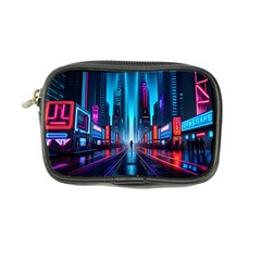 City People Cyberpunk Coin Purse by Jancukart