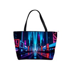 City People Cyberpunk Classic Shoulder Handbag by Jancukart