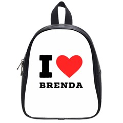 I Love Brenda School Bag (small) by ilovewhateva