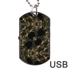 Flytrap Dog Tag Usb Flash (two Sides) by MRNStudios