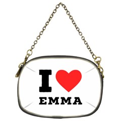I Love Emma Chain Purse (two Sides) by ilovewhateva