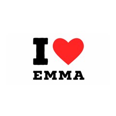 I Love Emma Satin Wrap 35  X 70  by ilovewhateva