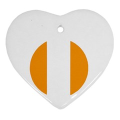 Zip Pay Special Series 16 Heart Ornament (two Sides) by Mrsondesign