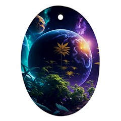 Fantasy People Mysticism Composing Ornament (oval)
