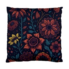 Flower Art Drawing Painting Spring Standard Cushion Case (two Sides) by Jancukart