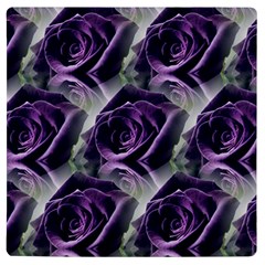 Purple Flower Rose Petals Plant Uv Print Square Tile Coaster  by Jancukart