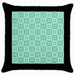 Pattern 9 Throw Pillow Case (black) by GardenOfOphir