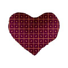 Pattern 9 Standard 16  Premium Heart Shape Cushions by GardenOfOphir