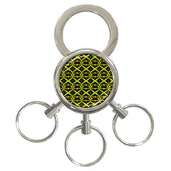 Pattern 17 3-ring Key Chain by GardenOfOphir