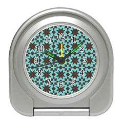 Pattern 20 Travel Alarm Clock by GardenOfOphir