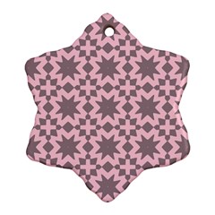 Pattern 19 Snowflake Ornament (two Sides) by GardenOfOphir