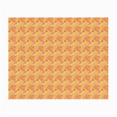 Peach Leafs Small Glasses Cloth