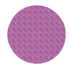 Violet Flowers Mini Round Pill Box (Pack of 5)