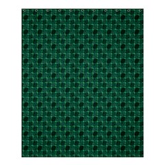 Green Pattern Shower Curtain 60  X 72  (medium)  by Sparkle