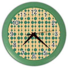 Pattern 27 Color Wall Clock by GardenOfOphir