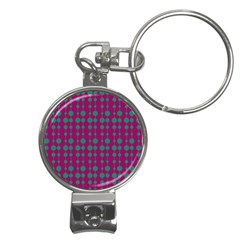 Pattern 26 Nail Clippers Key Chain