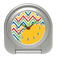 Pattern 32 Travel Alarm Clock by GardenOfOphir