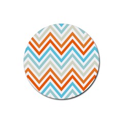 Pattern 36 Rubber Round Coaster (4 Pack)