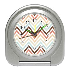 Pattern 38 Travel Alarm Clock by GardenOfOphir