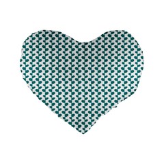 Pattern 56 Standard 16  Premium Heart Shape Cushions by GardenOfOphir