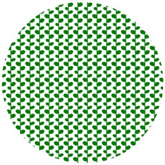 Pattern 58 Wooden Puzzle Round by GardenOfOphir