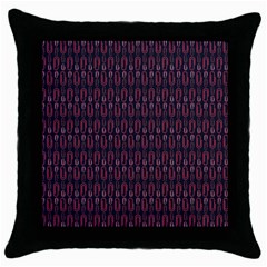 Pattern 60 Throw Pillow Case (black) by GardenOfOphir