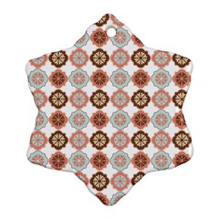 Trendy Pattern Snowflake Ornament (two Sides)