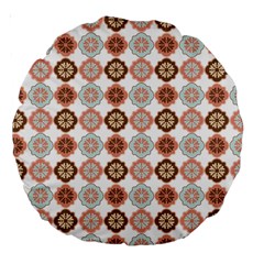 Trendy Pattern Large 18  Premium Round Cushions by GardenOfOphir