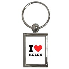 I Love Helen Key Chain (rectangle)