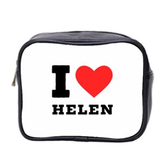 I Love Helen Mini Toiletries Bag (two Sides) by ilovewhateva