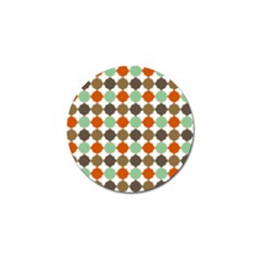 Stylish Pattern Golf Ball Marker (4 pack)