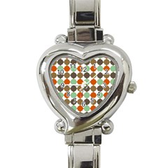 Stylish Pattern Heart Italian Charm Watch