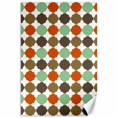 Stylish Pattern Canvas 24  X 36  by GardenOfOphir