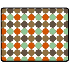 Stylish Pattern One Side Fleece Blanket (Medium)