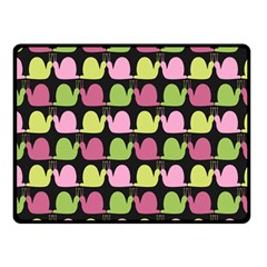 Slugs Ii One Side Fleece Blanket (small) by GardenOfOphir