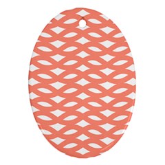 Lattice Iv Oval Ornament (Two Sides)