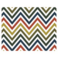 Chevron Ii Premium Plush Fleece Blanket (medium) by GardenOfOphir