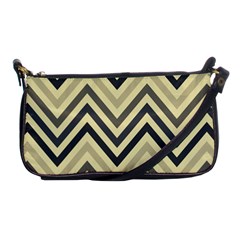 Mute Chevron Shoulder Clutch Bag by GardenOfOphir