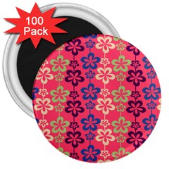 Pattern 102 3  Magnets (100 Pack) by GardenOfOphir