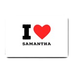 I love samantha Small Doormat 24 x16  Door Mat