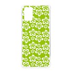 Lime Green Flowers Pattern Samsung Galaxy S20Plus 6.7 Inch TPU UV Case Front