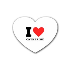 I Love Catherine Rubber Coaster (heart) by ilovewhateva