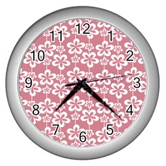 Pattern 107 Wall Clock (Silver)