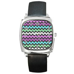 Pattern 115 Square Metal Watch by GardenOfOphir