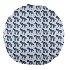 Pattern 130 Large 18  Premium Flano Round Cushions by GardenOfOphir