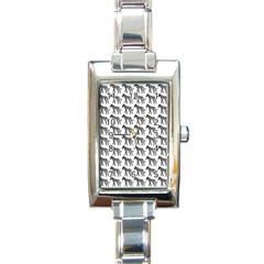 Pattern 129 Rectangle Italian Charm Watch