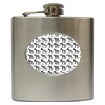 Pattern 129 Hip Flask (6 oz) Front