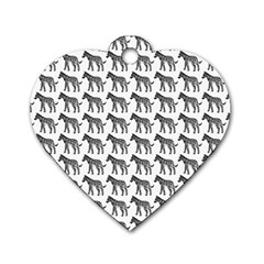 Pattern 129 Dog Tag Heart (One Side)