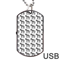Pattern 129 Dog Tag USB Flash (Two Sides)