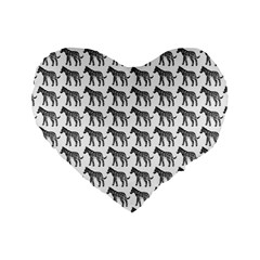 Pattern 129 Standard 16  Premium Flano Heart Shape Cushions